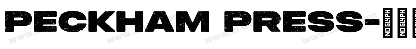 Peckham Press字体转换